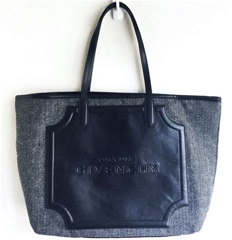 givenchy parfums black lace tote bag|authentic Givenchy bag.